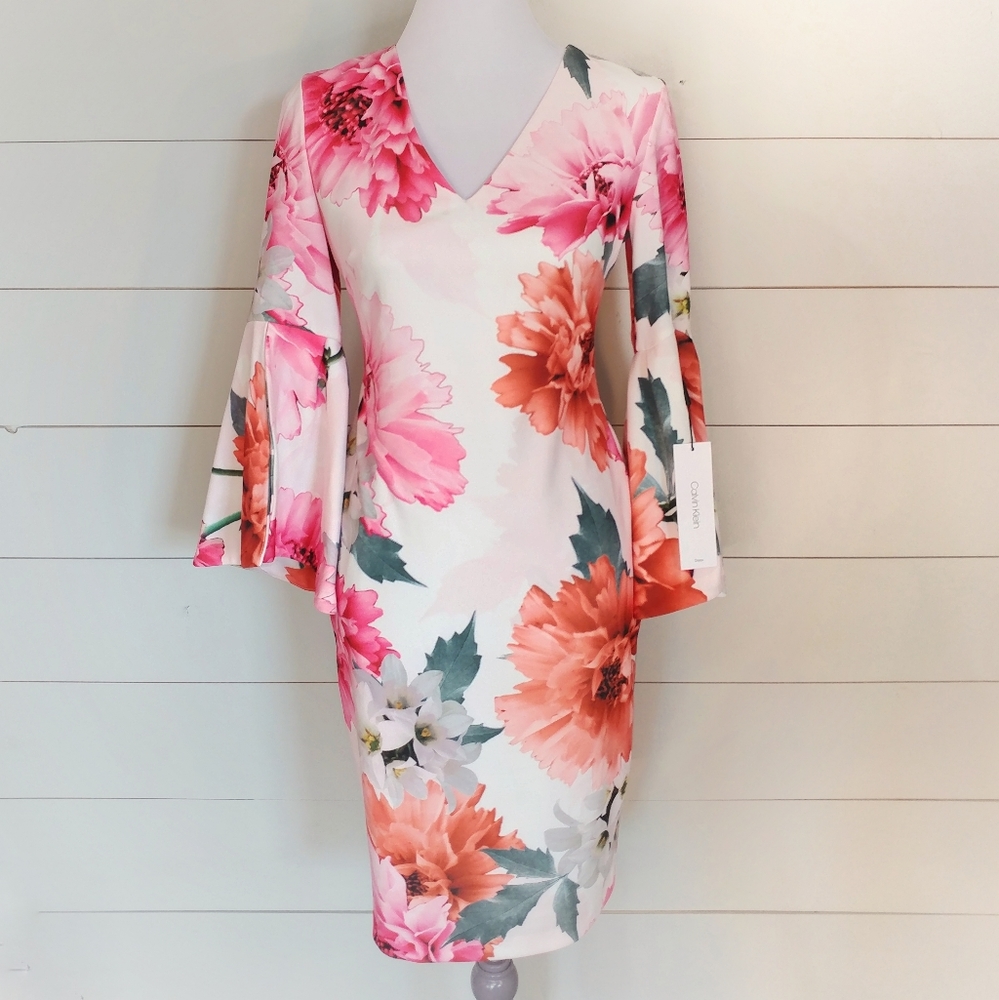 Calvin Klein Floral Dress